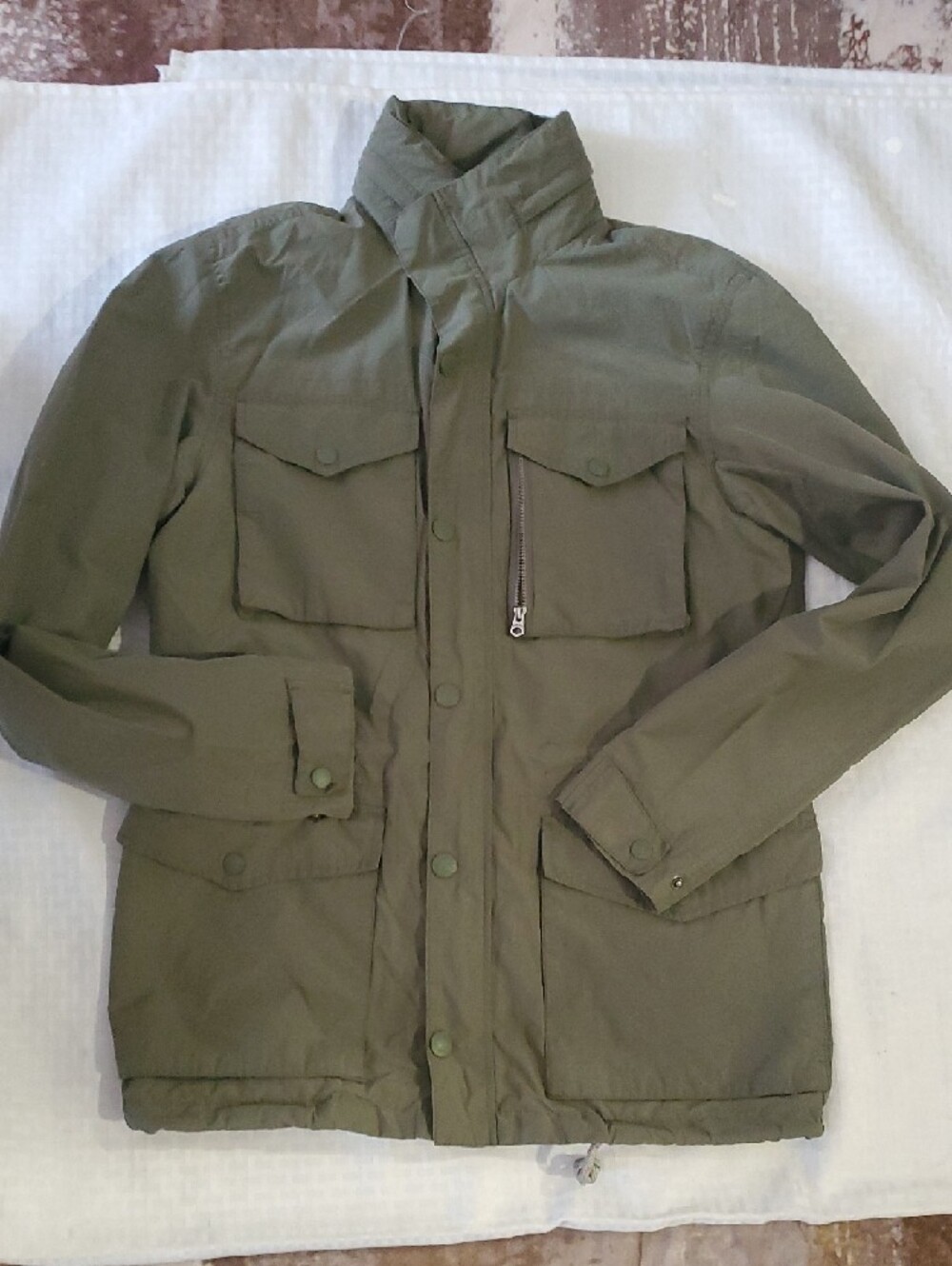 Faherty Olive Utility Field Jacket - Picture 9 of 13